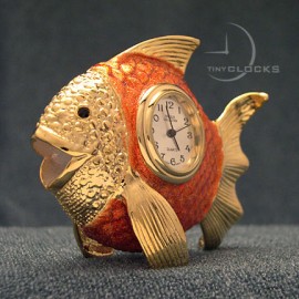 Mini Clocks, Decorative Tropical Fish Miniature Clock